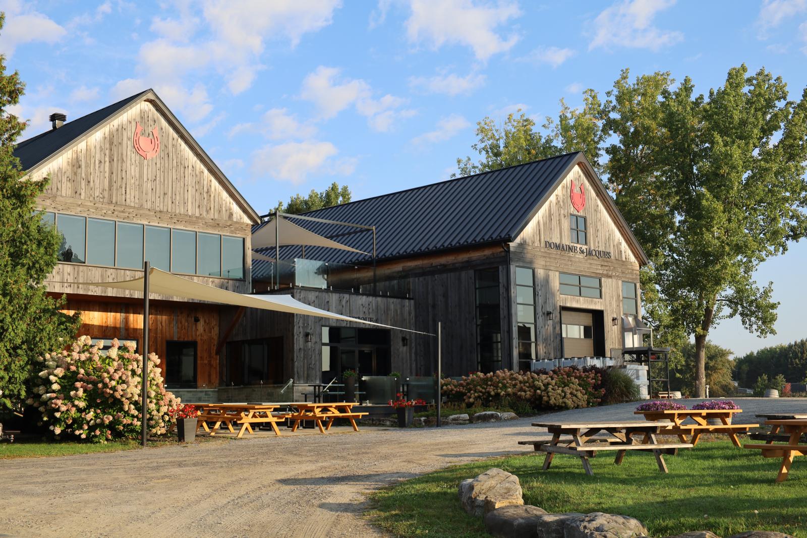 Photo des batiments du vignoble